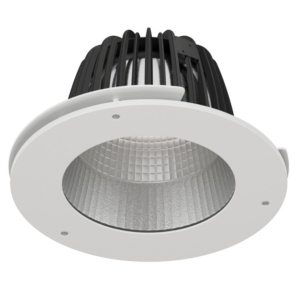 Como L Anti-Ligature Anti-Vandal Faceted Reflector 180mA Fixed Output 4000K Ra90 White trim