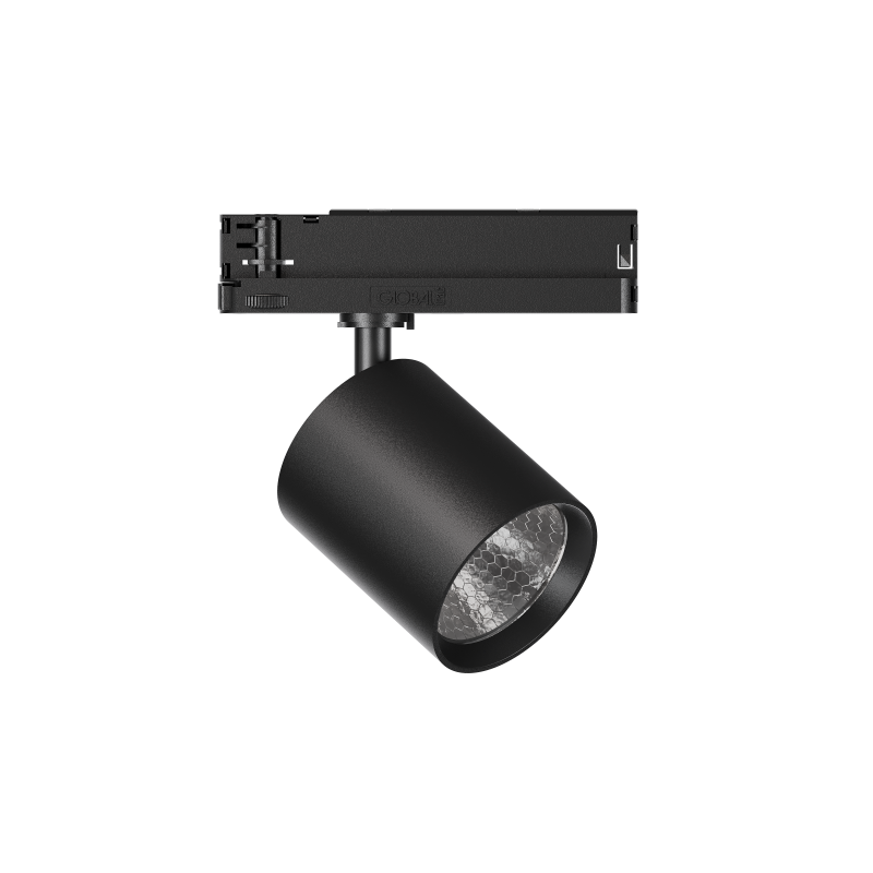 GARDA Trackspot Large High Transmission Glass Black Baffle FL Beam 500mA Casambi 4000K Ra90 Black Finish