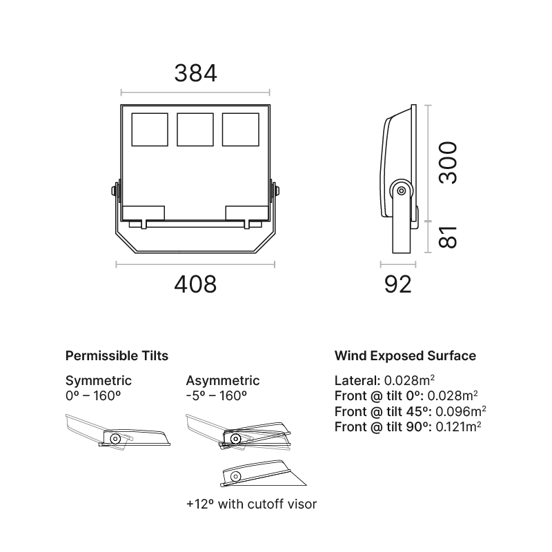 NEXT 3 Asymmetric Wide Beam High Power