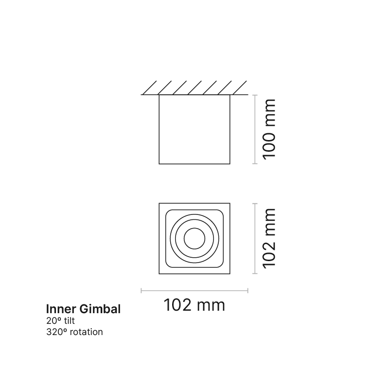 Venice 2 CBV Box 1-Element VWFL Optic Dim-To-Warm White/White