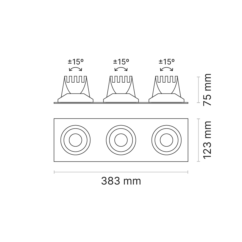 Venice 6Plate 3-Element MWFL Optic 3000K Ra80 White