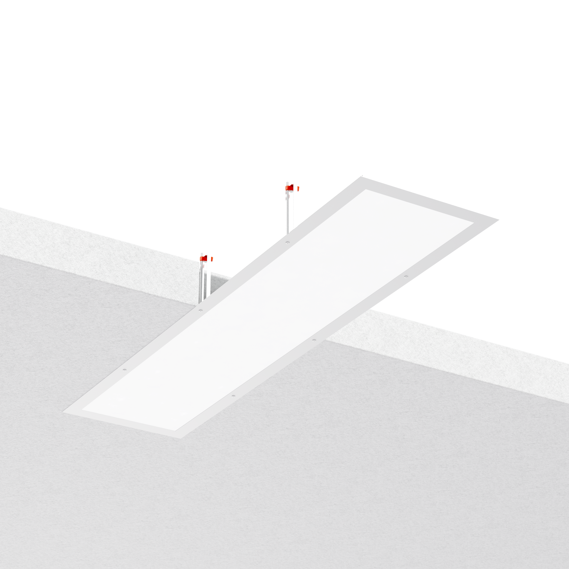 Clinic Bondor Recessed 1200x300mm (nom.) Fixed Output 1050mA Opalescent 4000K Ra90