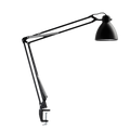 L-1 LED series Inspection & Task Light Black with CC series integrated table mount