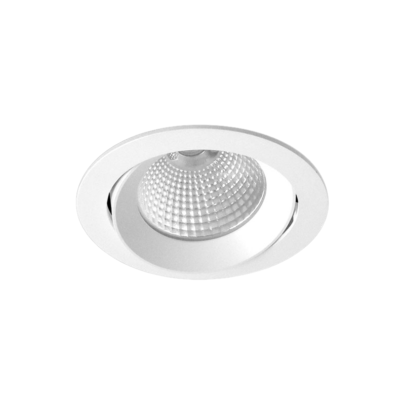 Venice 20 Downlight Tiltable Round 700mA FL Optic Fixed Output 4000K Ra90 Black Finish