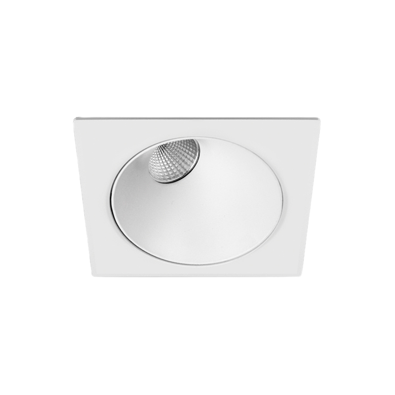 Venice 7 Wallwasher Square 350mA FL Optic Fixed Output 4000K Ra90 Black Finish