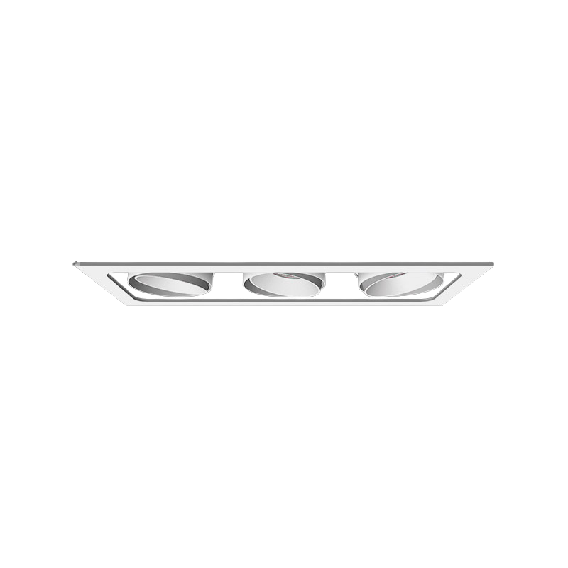 Venice 2 RPV Plate 3-Element FL Optic DALI Dimmable 3000K Ra90 Black/Black