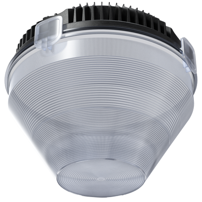 Aura Surface Mounted Fixed Output 4000K Ra80 with Emergency Kit