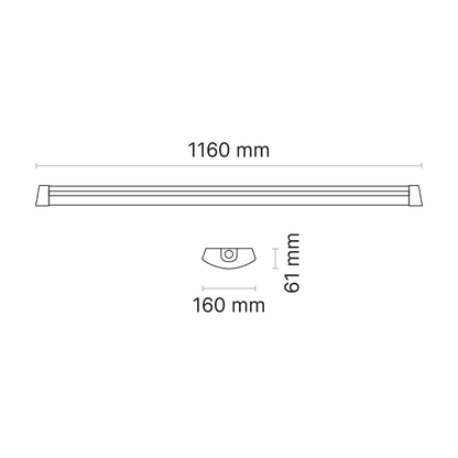 Carmela 1200 DALI Dimmable 4000K Ra90