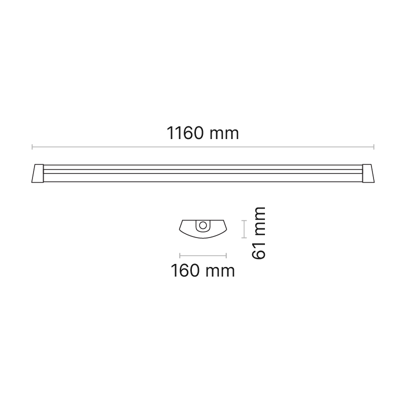 Carmela 1200 DALI Dimmable 4000K Ra90