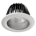 COMO IP44 L Clear Glass Faceted Reflector 700mA Phase Cut Dimmable MelaGen® Calm Ra90 White trim