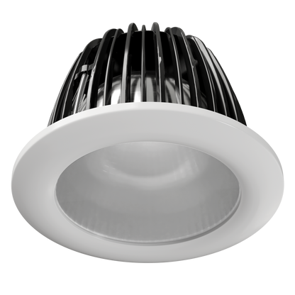 COMO IP44 L Frosted Glass Faceted Reflector 350mA Casambi MelaGen® Active Ra90 White trim