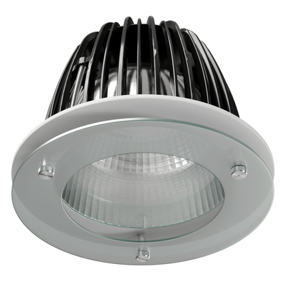 Como Decor L Faceted Reflector 700mA DALI Dimmable 3000K Ra90 Black trim