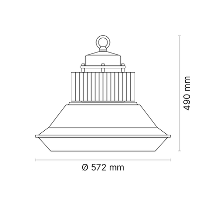 Duraled Capri 200 DALI Dimmable 4000K Ra80
