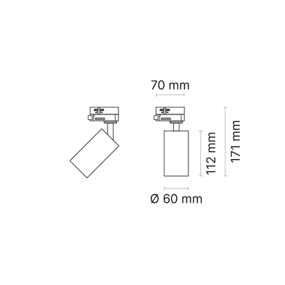 EMPOLI S 180mA MWFL 4000K Ra90 DALI Dimmable Gold Insert Black Housing