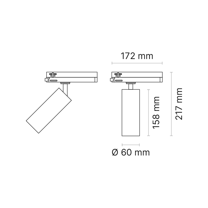 EMPOLI 400mA FL 3000K Ra90 DALI Dimmable White Insert White Housing