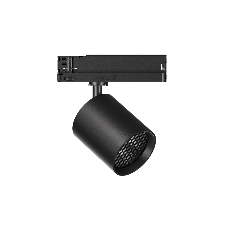 GARDA Trackspot Large Honeycomb Louvre Black Baffle SP Beam 500mA Casambi 4000K Ra90 Black Finish