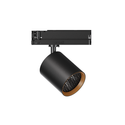GARDA Trackspot Large Honeycomb Louvre Gold Baffle SP Beam 800mA Casambi 3000K Ra90 Black Finish