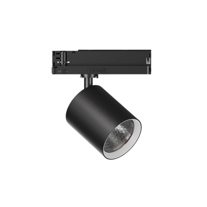GARDA Trackspot Large High Transmission Glass White Baffle SP Beam 500mA DALI Dimmable 4000K Ra90 Black Finish