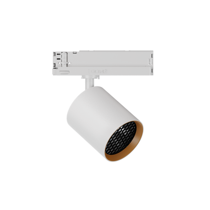 GARDA Trackspot Large Honeycomb Louvre Gold Baffle SP Beam 500mA Casambi 3000K Ra90 White Finish