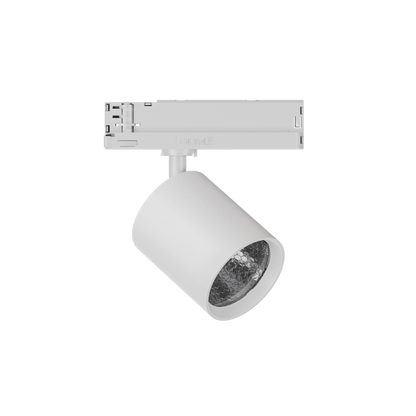 GARDA Trackspot Large High Transmission Glass White Baffle SP Beam 500mA Casambi 4000K Ra90 White Finish