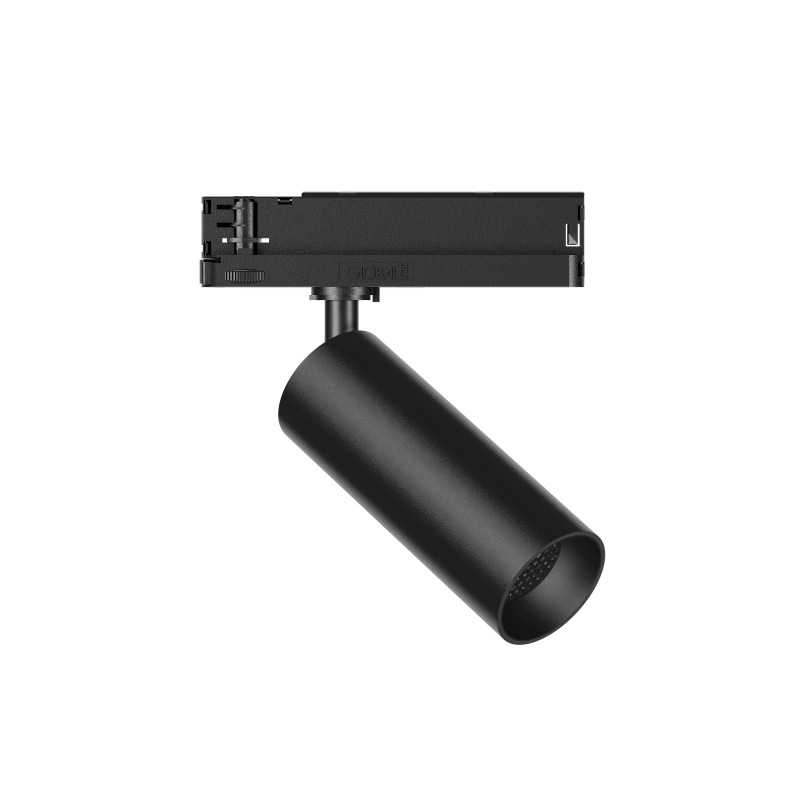 GARDA Trackspot Medium Honeycomb Louvre Black Baffle SP Beam 500mA Fixed Output 3000K Ra90 Black Finish