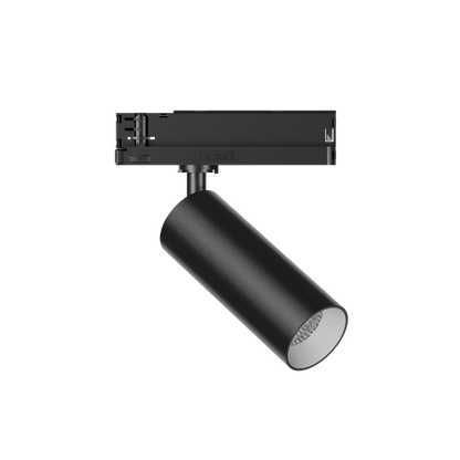 GARDA Trackspot Medium High Transmission Glass White Baffle MWFL Beam 500mA DALI Dimmable 4000K Ra90 Black Finish