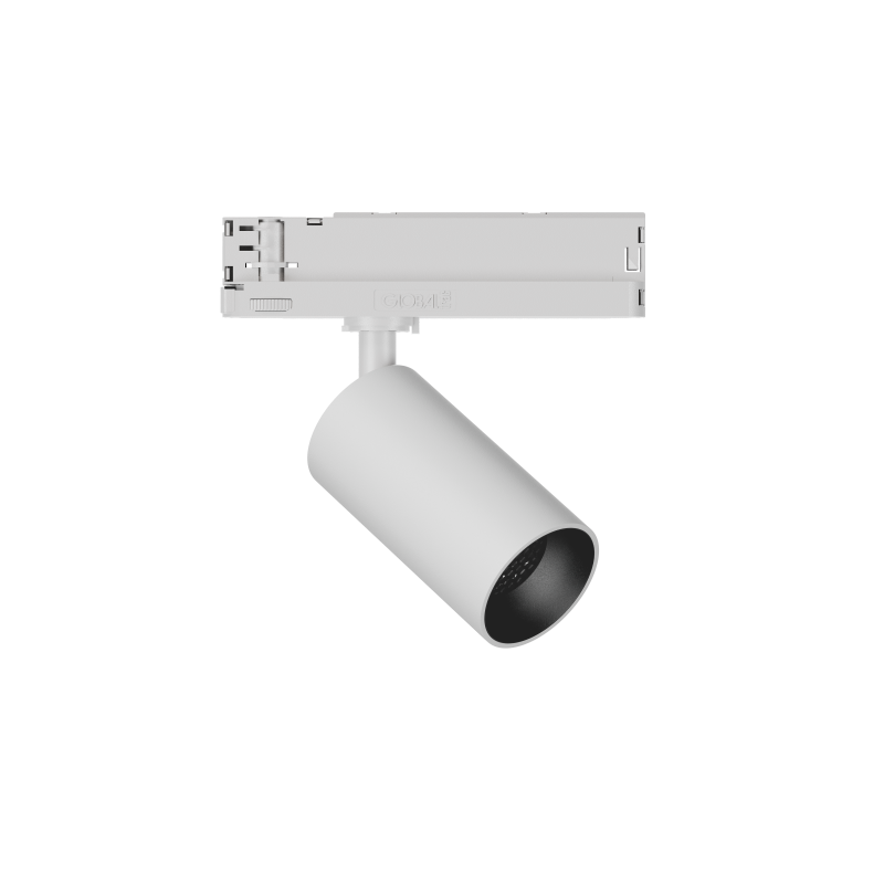 GARDA Trackspot Small Honeycomb Louvre Black Baffle MWFL Beam 200mA Phase Cut Dimmable 3000K Ra90 White Finish