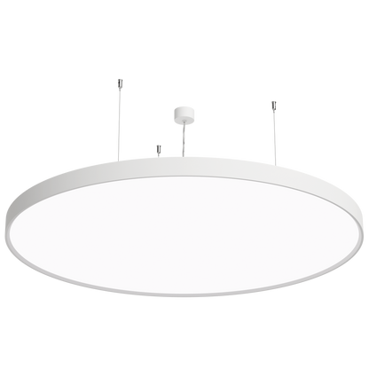 LUCCA 1200 Fixed Output 3000K Ra90 Wire Suspended White Finish