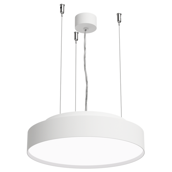 LUCCA 350 DALI DT8 Dimmable MelaGen ReGen Wire Suspended White Finish