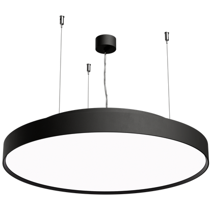 LUCCA 650 Fixed Output 4000K Ra90 Wire Suspended Black Finish