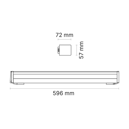 MIRROR LED series Wall-Surface Mounted Diffused