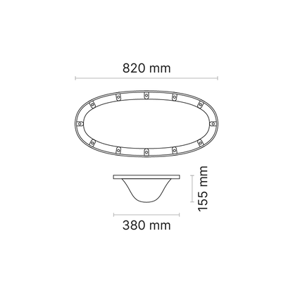 Protectalux L Small 5mm Frosted Lens 150mA DALI DT8 Dimmable MelaGen° Active Ra90