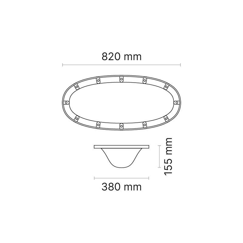 Protectalux L Small 5mm Frosted Lens 400mA Casambi MelaGen° Active Ra90 with DALI Dimmable MelaGen® Calm Nightlight