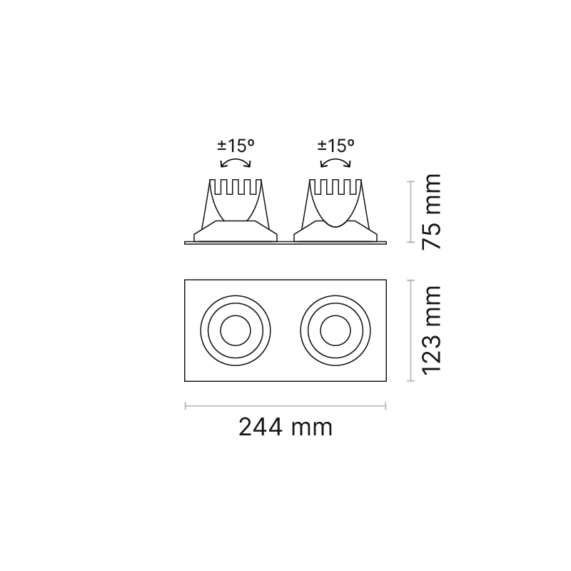 Venice 6Plate 2-Element FL Optic 3000K Ra80 White
