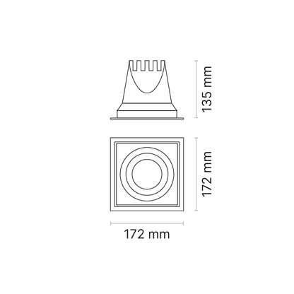 Venice 20Plate 1-Element SP Optic 3000K Ra80 Black