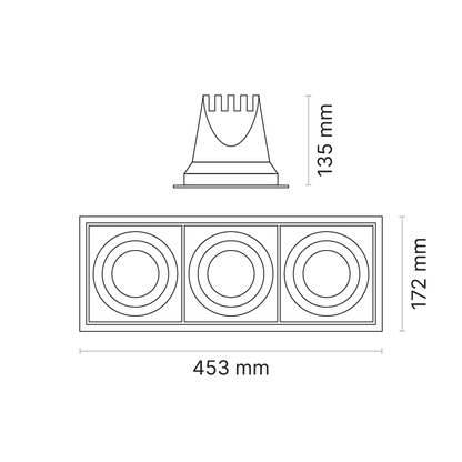 Venice 20Plate 3-Element FL Optic 4000K Ra80 White
