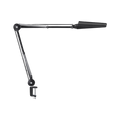 Air-LED series LED workstation task light with 60cm arm and integrated mount, black