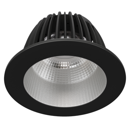 COMO L Faceted Reflector 180mA Casambi MelaGen® Calm Ra90 Black Trim