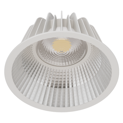 COMO M Faceted Reflector Narrow Beam 500mA Phase-Cut Dimmable 3000K Ra90 White Trim