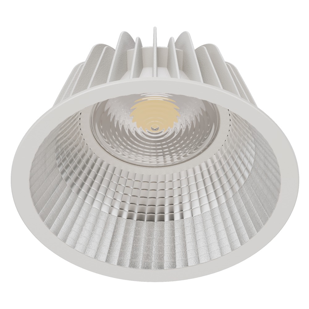COMO M Faceted Reflector Narrow Beam 700mA DALI Dimmable 3000K Ra90 White Trim
