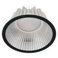COMO M Faceted Reflector Wide Beam 700mA Phase-Cut Dimmable 4000K Ra90 Black Trim
