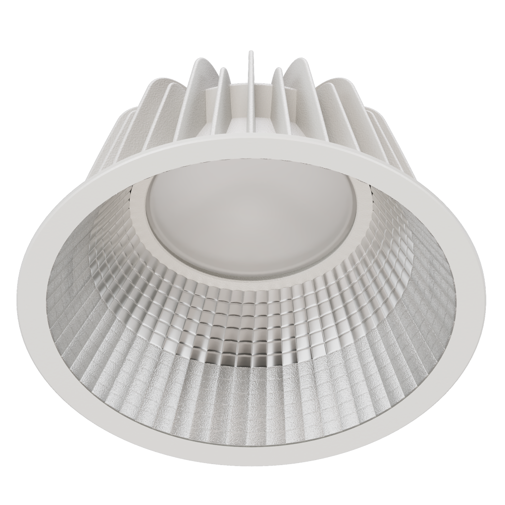 COMO M Faceted Reflector Wide Beam 180mA DALI Dimmable 4000K Ra90 Black Trim