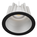 COMO S Faceted Reflector Narrow Beam 500mA Phase-Cut Dimmable 4000K Ra90 Black Trim