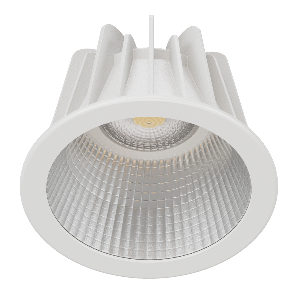 COMO S Faceted Reflector Narrow Beam 180mA DALI Dimmable 4000K Ra90 White Trim