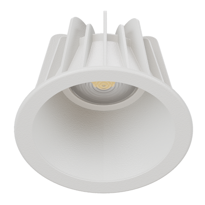 COMO S White Reflector Narrow Beam 180mA Phase-Cut Dimmable 3000K Ra90 White Trim