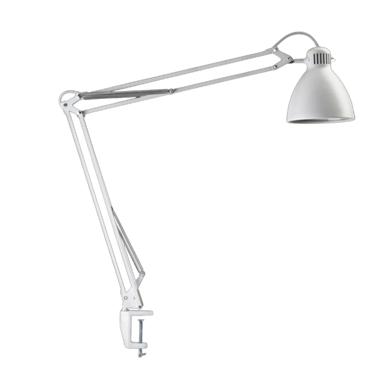 L-1 LED series Inspection & Task Light White with CC series integrated table mount
