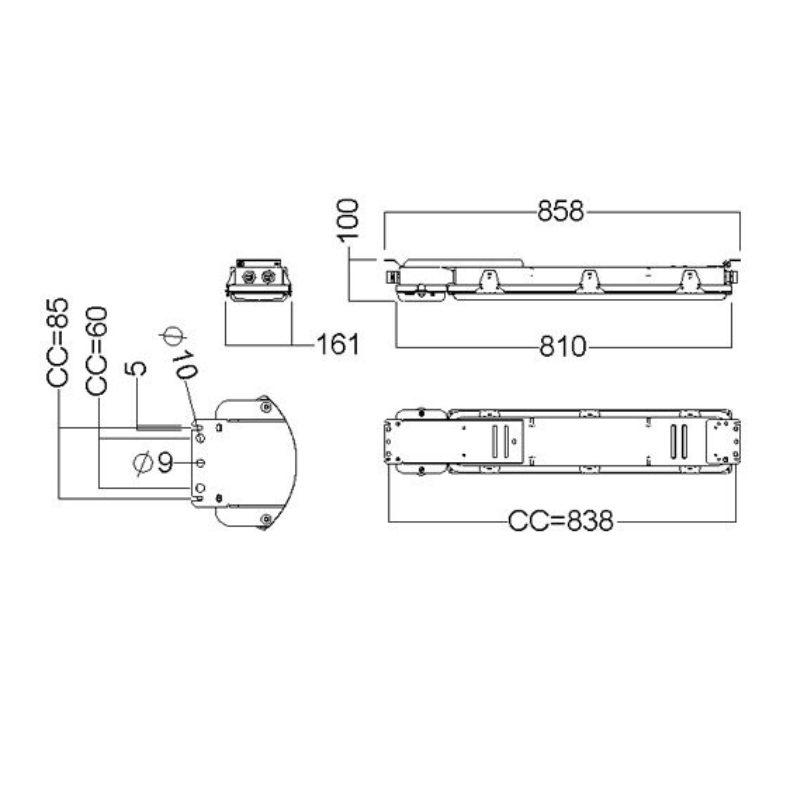 MAXS67-600 G2 3500 DALI EB3/DALI 860 TW BN25 FR/PC 220-254V