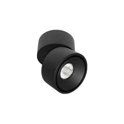 PRATO series Surface Mounted Adjustable Spotlight/Downlight Fixed Output 4000K SP Beam Ra90 Black