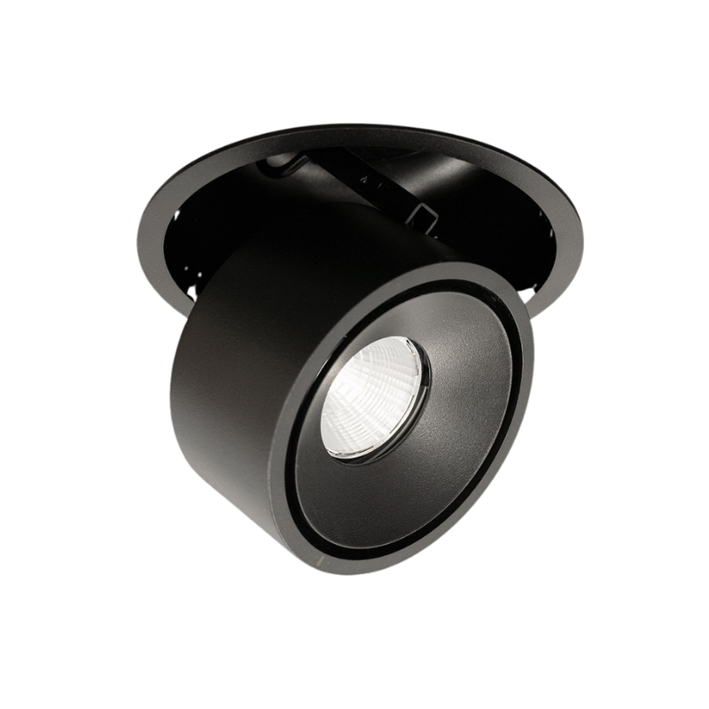 PRATO RECESSED series Recessed Adjustable Spotlight/Downlight Phase-cut dimmable 3000K MWFL Beam Ra90 Black