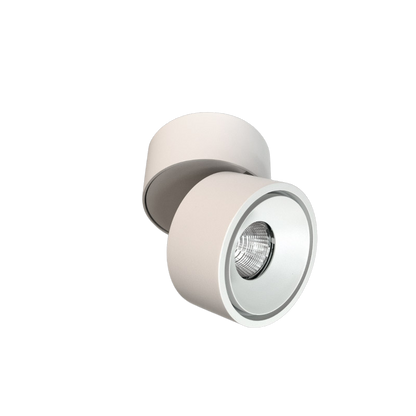 PRATO series Surface Mounted Adjustable Spotlight/Downlight Fixed Output 3000K MWFL Beam Ra90 White